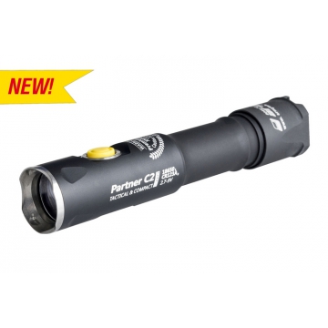 Svietidlo Armytek Partner C2 Pro v3 XHP35 / Teplá biela / 1953lm (1h) / 186m / 8 režimov / IP68 / 18650 Li-Ion / 61gr