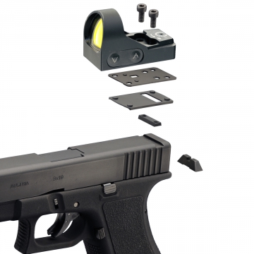 Montáż pro kolimátory Delta Optical MiniDot HD na Glock 10 mm